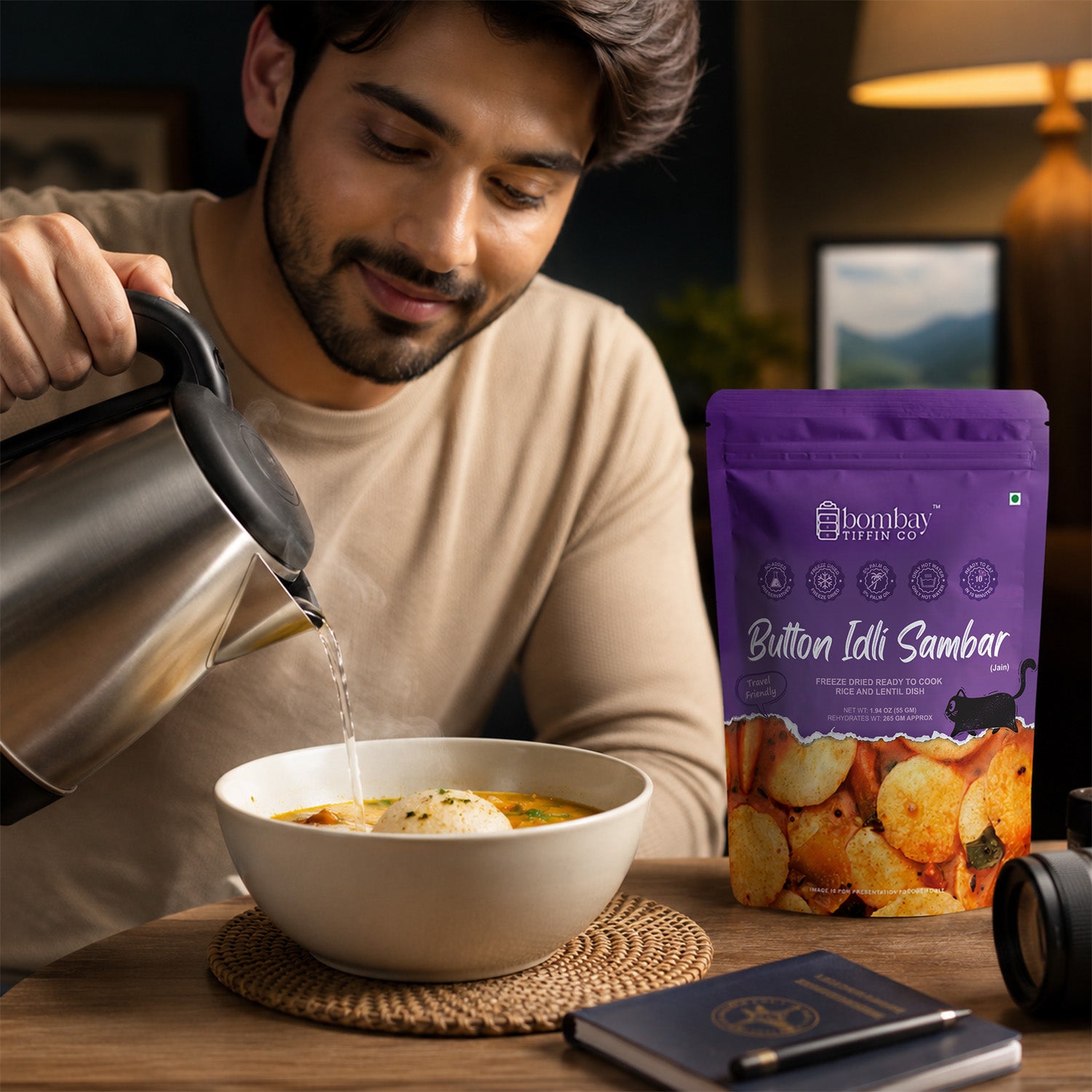Button Idli sambar (JAIN)