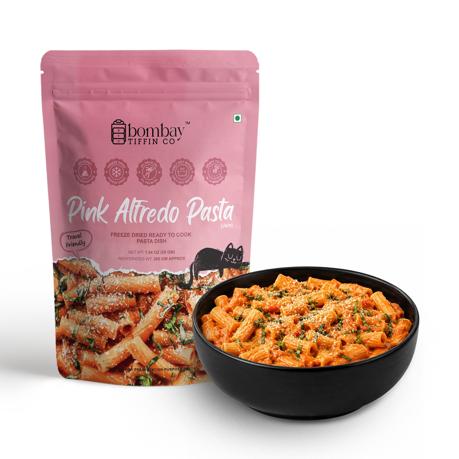 Pink Alfredo Pasta
