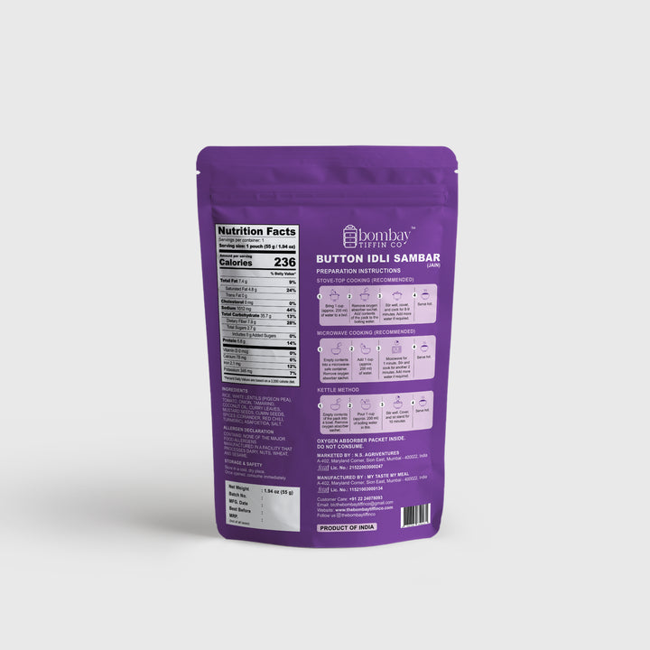 Button Idli sambar (JAIN)