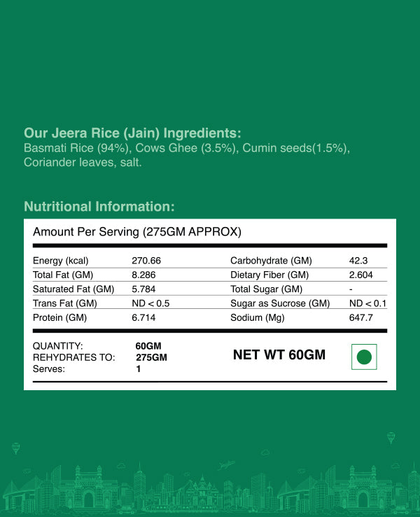 Jeera Rice (100% Jain)