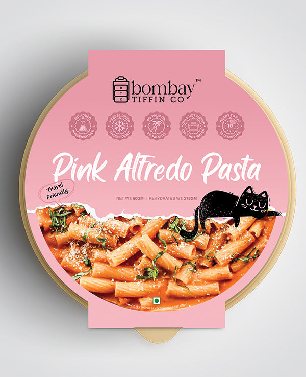 Pink Alfredo Pasta (100% Jain)